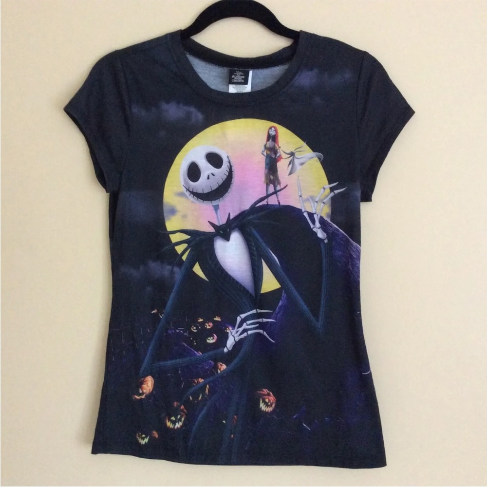 Tim Burton’s The Nightmare Before Christmas Jack Skelligton Tee Juniors L 11/13